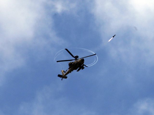 2 injured in IDF helicopter strikes on Syrian military targets