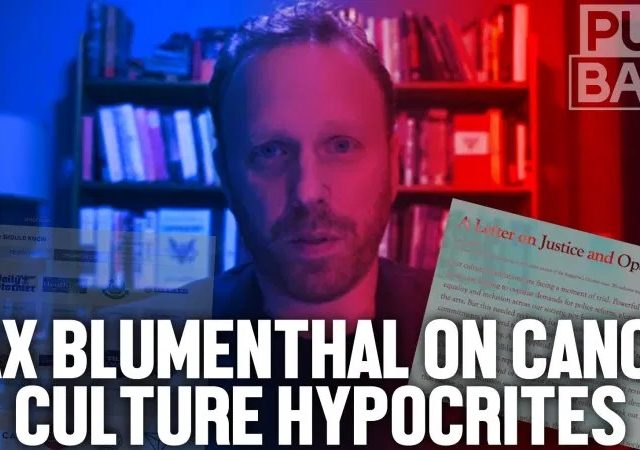 Max Blumenthal: ‘Cancel Culture’ hypocrites cancel open debate and foreign countries