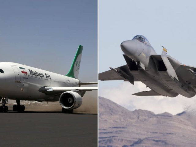 ‘Air terrorism’: Iran rages at US F-15s shadowing its commercial aircraft over Syria