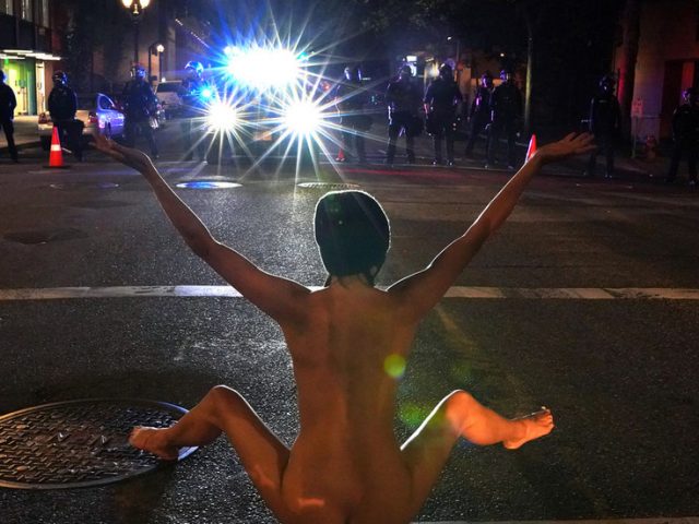 Portland sex worker who stripped in front of cops as ‘Naked Athena’ says her nakedness was ‘POLITICAL’