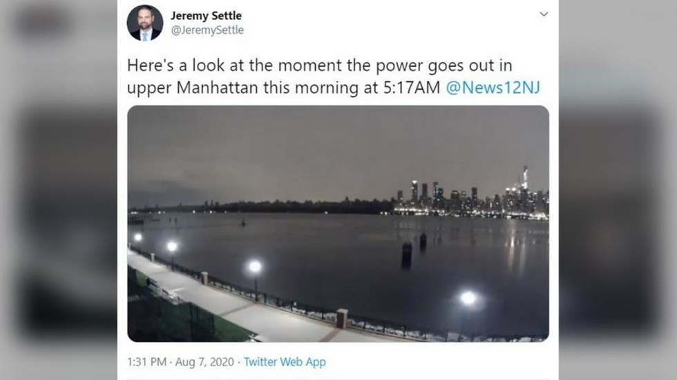 A massive power outage