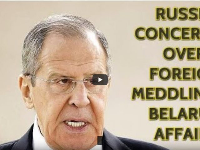 BREAKING! Lavrov Explains What Is Actually Hapenning In Belarus: It Is All About Geopolitics!