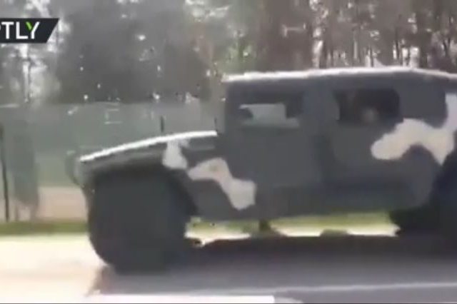 WATCH military vehicles deployed near Minsk on Belarusian presidential election day after authorities warned of ‘provocations’