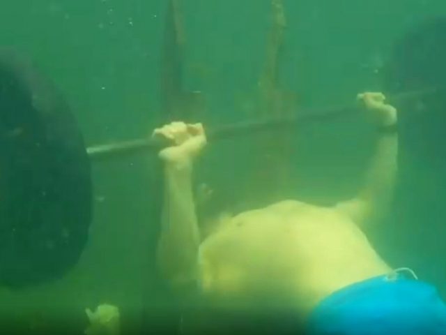 Russian sports instructor sets STUNNING new Guinness World Record… UNDERWATER! (VIDEO)