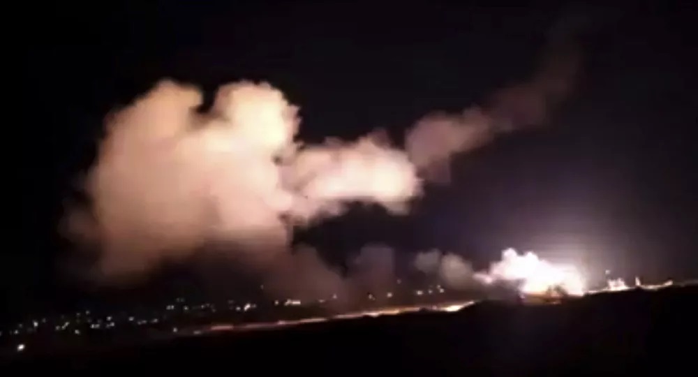 Syrian air defenses intercepted2