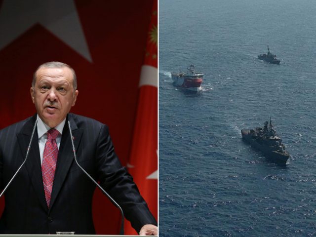 ‘We won’t allow banditry on our continental shelf’: Erdogan says Turkey won’t back down amid Mediterranean standoff