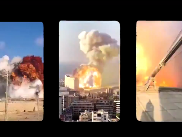 WATCH enormous Beirut blast from 15 synchronized camera angles as mystery surrounding its cause persists