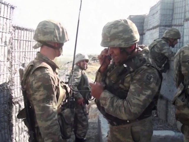 Baku showcases infantry & artillery in action as Azeri-Armenian border fighting sees opening of second ‘propaganda front’ (VIDEO)
