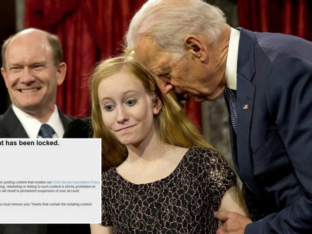 Videos of Biden touching young girls flagged as ‘child sexual exploitation’ by Twitter despite being official public footage