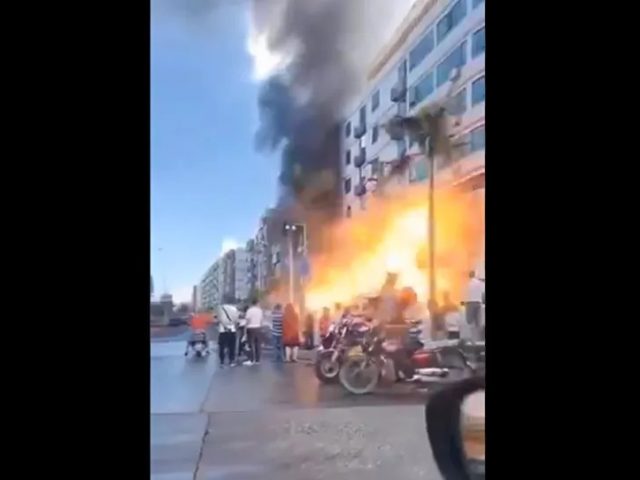 Moment of Explosion Near Hotel in Chinese City of Zhuhai Caught on Camera