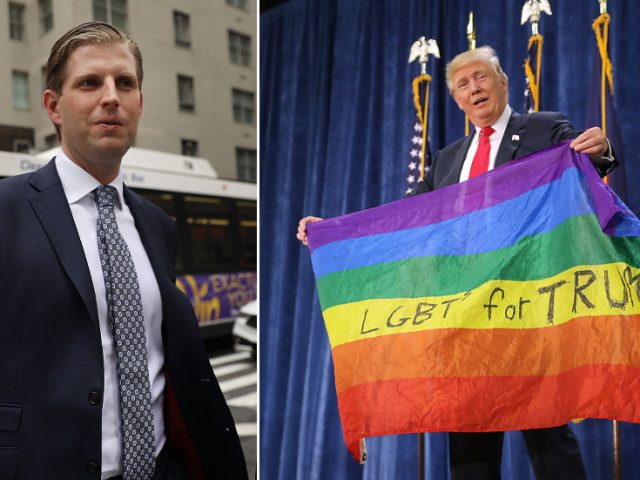 Wait, what? Eric Trump says he is ‘part of the LGBT community,’ sowing confusion online