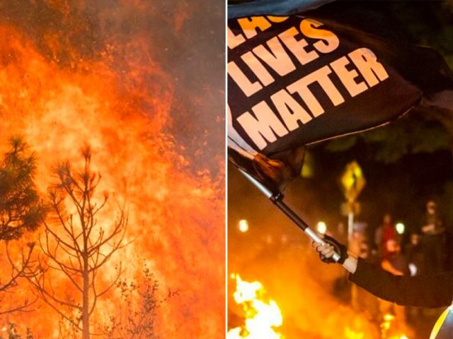 ‘Wildfires are mostly peaceful’: Portland mayor mocked as critics of BLM protest policies react to state of emergency over blazes