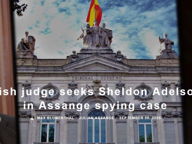 Exclusive: Spanish judge seeks Sheldon Adelson security chief in Assange spying case