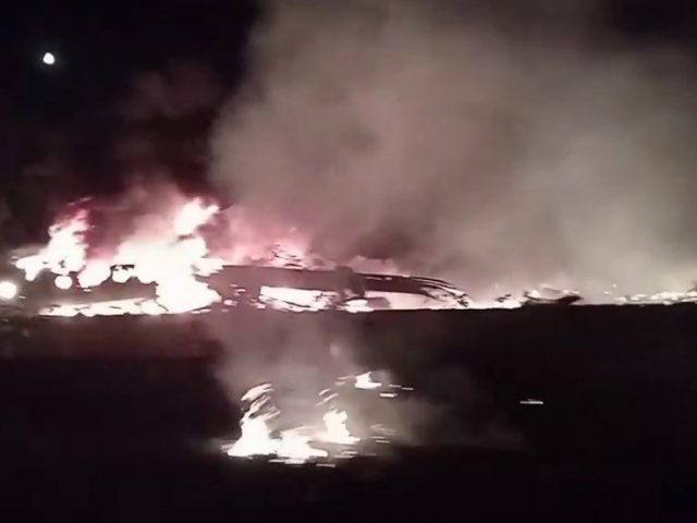 43-year-old Antonov military transport plane crashes in north-eastern Ukraine; killing 26, mostly young cadets (VIDEO)