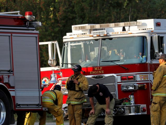 Two crew dead as US Navy aircraft crashes into Alabama home, sparking fire (VIDEO)