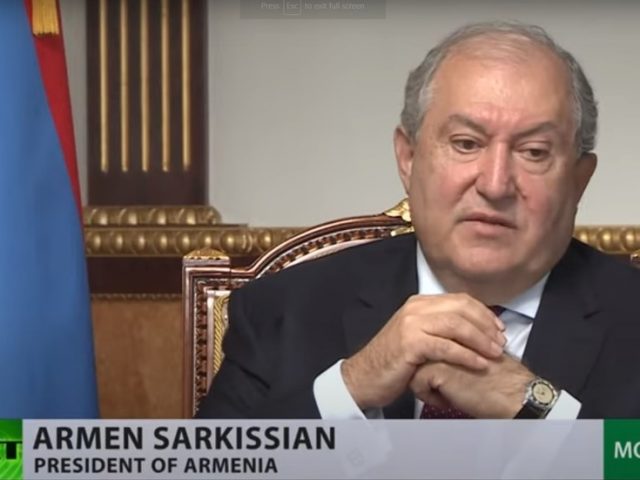 ‘We should not forget who started this stage of war’: Armenian president on Nagorno-Karabakh conflict in exclusive RT interview