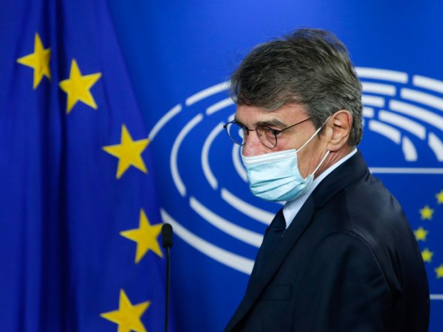 European Parliament President Sassoli self-isolating after member of his staff tests positive for Covid-19
