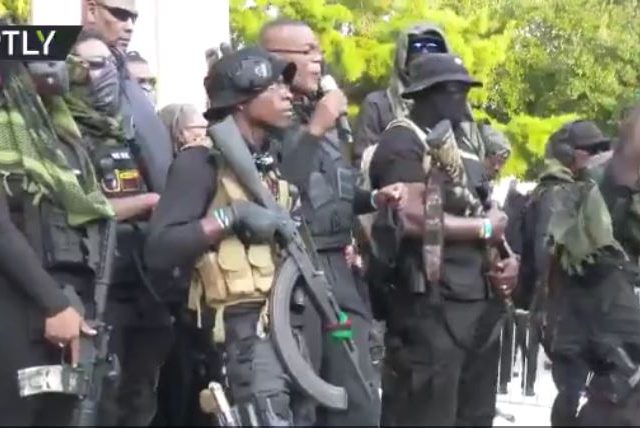 WATCH heavily armed black militia march through the streets of Lafayette, LA
