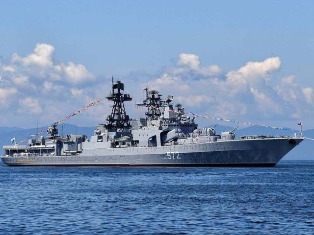 Russian Warship Warned US Destroyer to Turn Around or Be Rammed