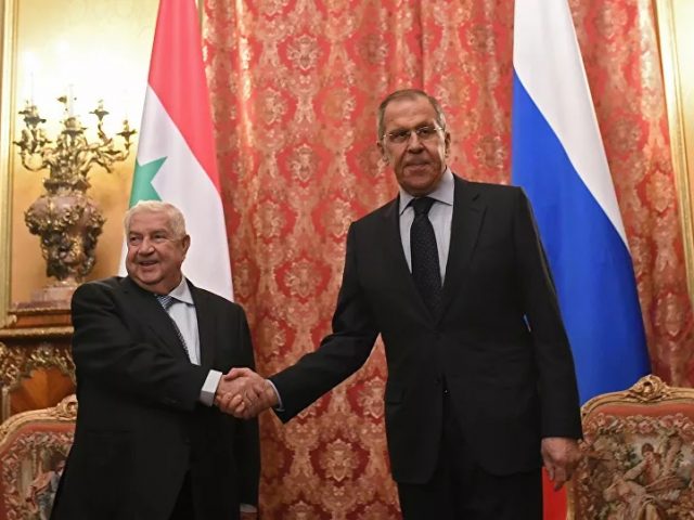 Lavrov Offers Condolences to Damascus Over Death of Foreign Minister Walid Muallem