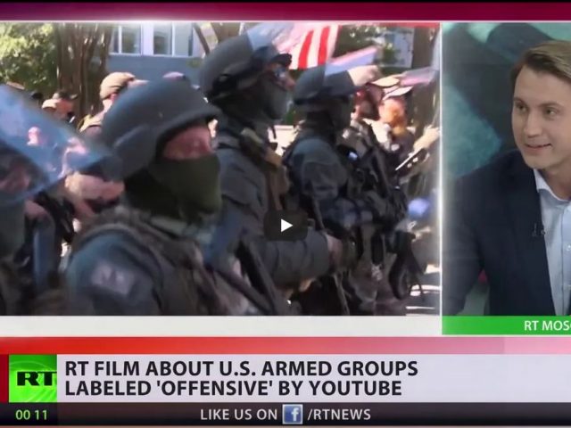 ‘Offensive’ & ‘inappropriate’ | YouTube labels RT documentary on radical US groups