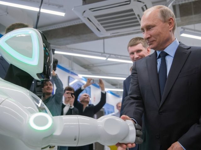 Artificial intelligence for president? I hope not, says Putin, after digital assistant Athena enquires about having his job
