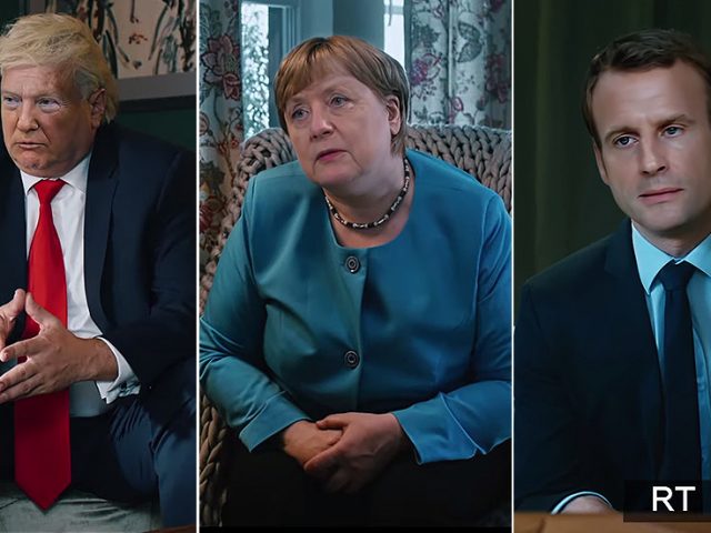 Questioning More for 15 years: RT frenzy grips DEEPFAKE Trump, Merkel, Macron & Biden on TV channel’s b-day (VIDEO)