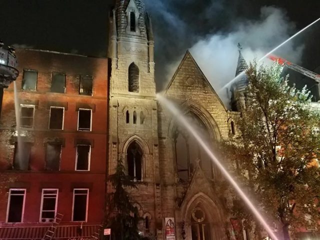 Video: 6-Alarm Fire in NYC Almost Burns Down 128-Year-Old Church in Manhattan