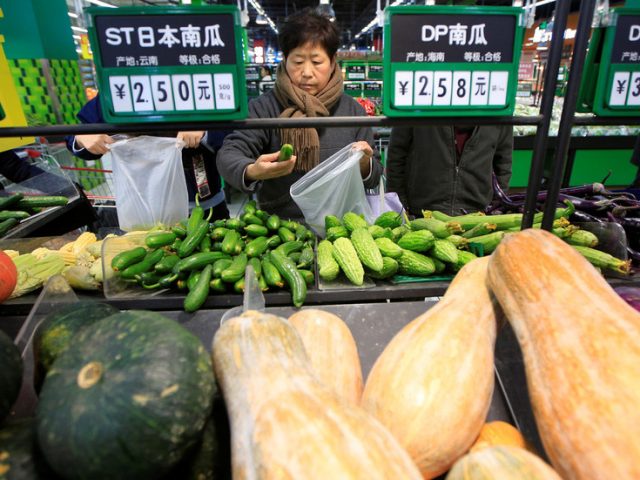Consumer prices in China decline for first time in over decade