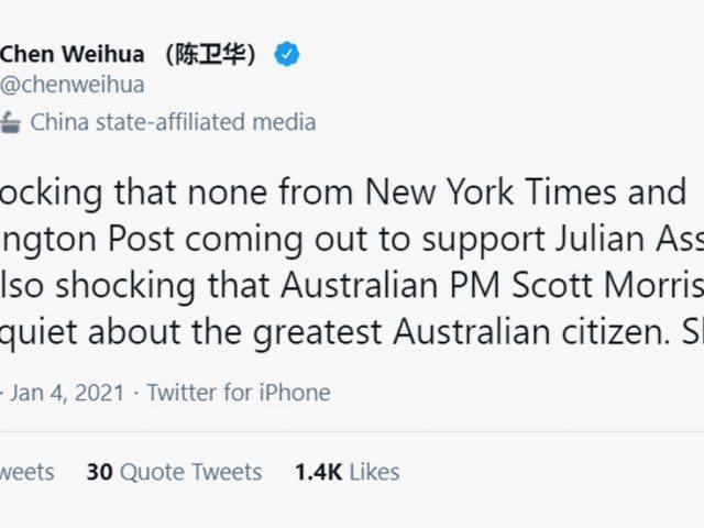 ‘It’s shocking’: China Daily chief calls out NYT, WaPo, & Australian PM for refusal to defend Julian Assange