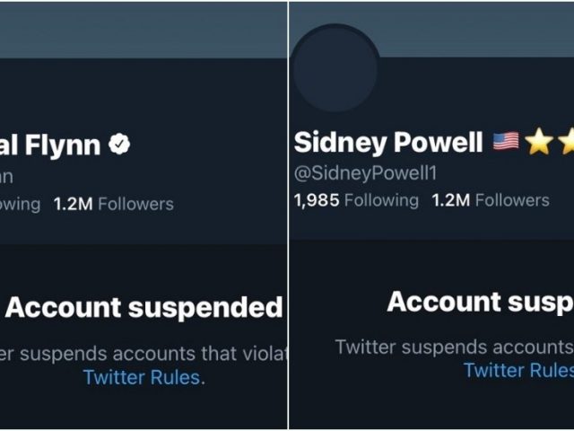Twitter purges lawyer Sidney Powell, General Flynn & others amid post-Capitol crackdown on ‘QAnon’