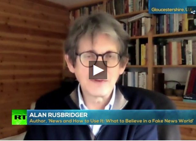 Former editor of The Guardian Alan Rusbridger on the Julian Assange case, Capitol riots