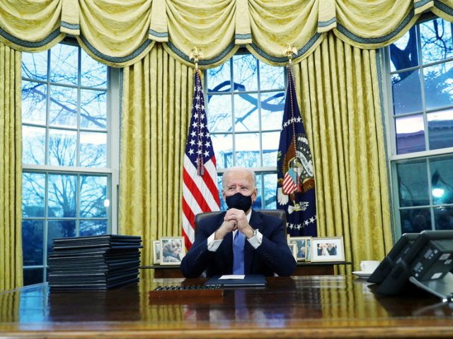 Biden signs flurry of executive orders, starting with mask mandate, Paris Climate Agreement & Keystone XL ban