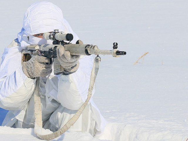 Russian snipers train for frosty fights in minus 35 degrees amid wider plans to increase Arctic warfare capabilities