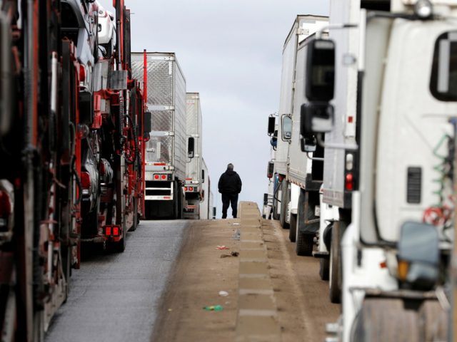 Texas police looking for more than 100 illegal immigrants who fled smuggling truck amid winter freeze