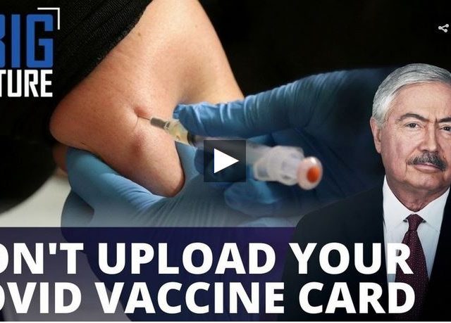 Don’t upload your Covid-19 vaccine card!