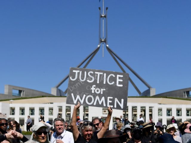 Australia’s PM urges parliament to ‘get this house in order’ as female staffers stage protest after workplace sex videos leak