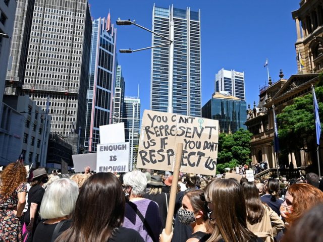 Low bar for ‘triumph of democracy’? Australian PM under fire after bragging women protesters weren’t shot