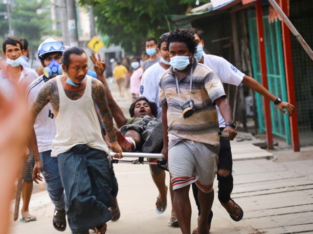 Anti-coup protests rage in Myanmar after dozens killed over crackdown’s bloodiest weekend (VIDEOS)