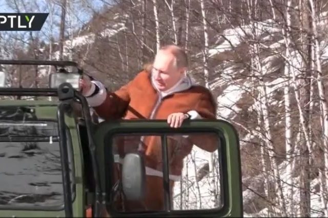 After Biden snubs debate offer, Putin brings defense minister Shoigu for pre-planned getaway in remote Siberian wilderness (VIDEO)