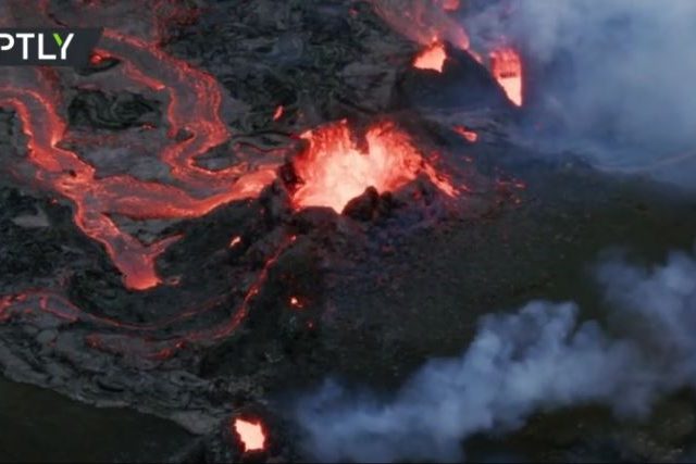 WATCH: Mesmerizing drone footage captures close-up of Fagradalsfjall volcano eruption in Iceland