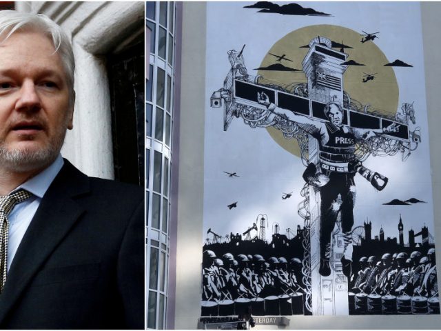 ‘Collateral Crucifixion’: Enormous mural tribute to Julian Assange unveiled on Berlin building