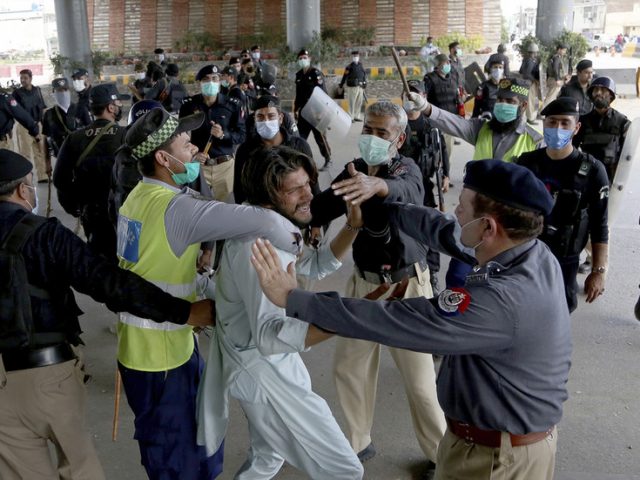 Pakistani health officials accuse anti-French protesters of blocking critical Covid oxygen supplies