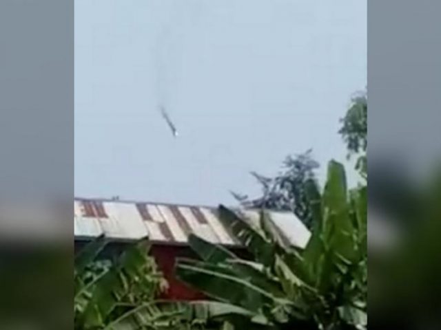Myanmar’s ethnic rebels shoot down military helicopter as anti-coup protests continue (VIDEOS)