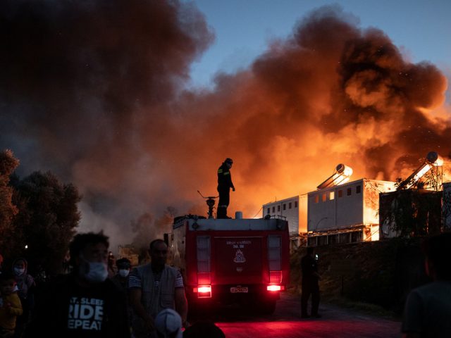 4 Afghan nationals jailed for 10 years over arson that destroyed Greece’s Moria migrant camp amid Covid-19 quarantine protests