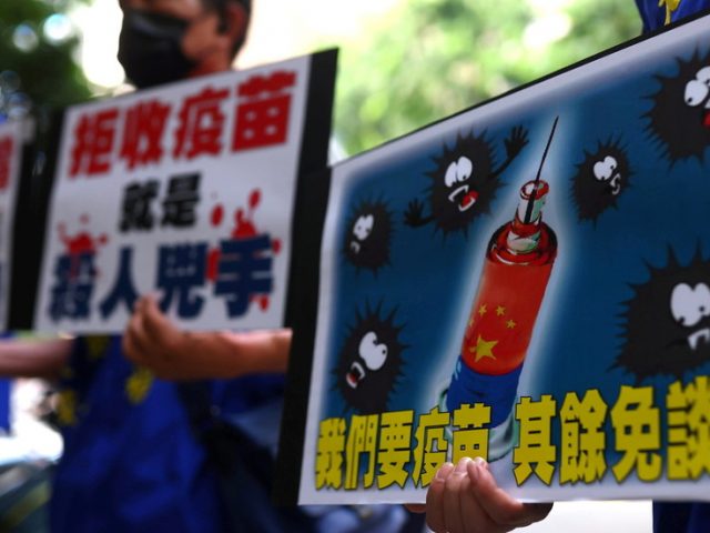 China urges Taiwanese to get Covid-19 shots on mainland as island struggles with coronavirus spike