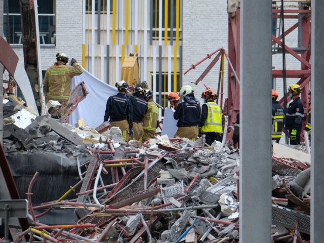 Five dead after unfinished primary school partially collapses in Antwerp, Belgium (VIDEO)