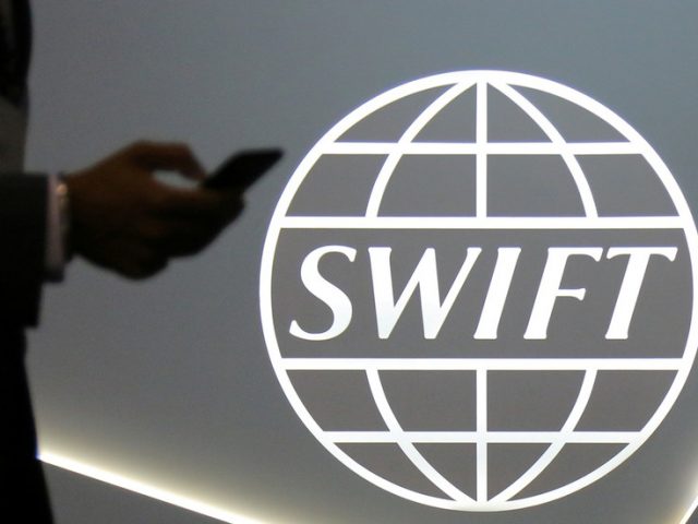 Russia may be cut off from SWIFT banking payment system as part of West’s ‘spiral of sanctions,’ warns country’s foreign ministry