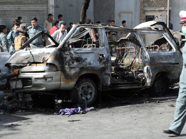Explosions hit two buses in Kabul, at least 7 killed & 6 injured