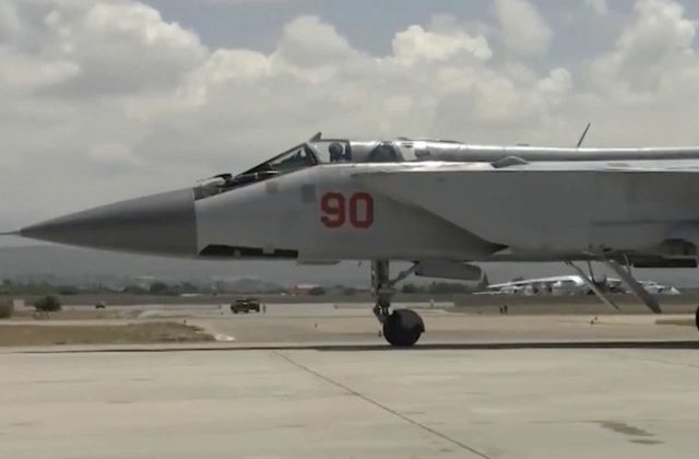 Why Russian MiG-31K Jets with Mach 10 Hypersonic Missiles Just Made Their First Ever Deployment to Syria